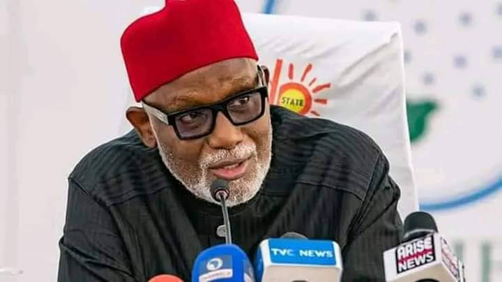 The Ondo State Governor, Rotimi Akeredolu, is dead.