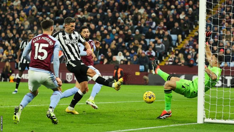 Aston Villa vs Newcastle: Newcastle Soar in Champions League Chase with 3-1 Victory Over Aston Villa: Schar's Brace Boosts Magpies' Hopes