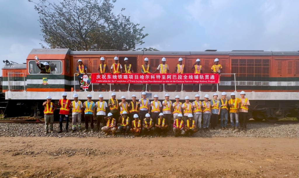 CCECC Completes Track Laying on Port Harcourt-Aba Rail Line