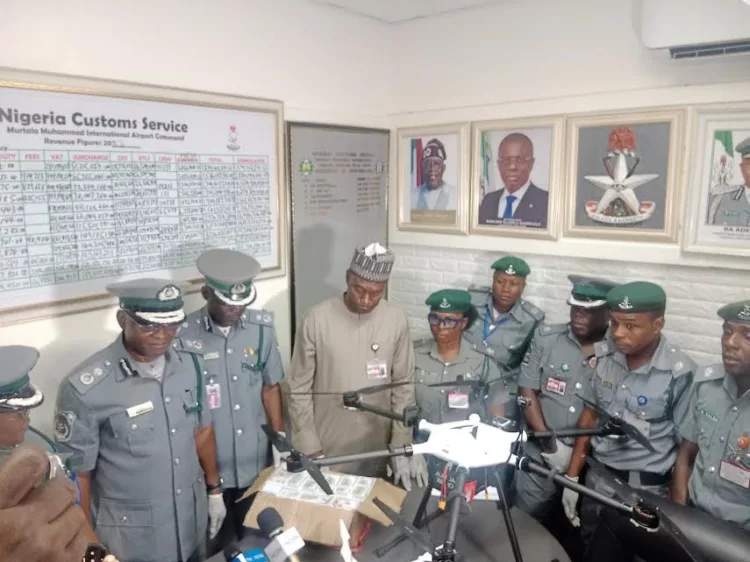 Customs Seizes Combat-ready Drones and Military Hardware at MMIA