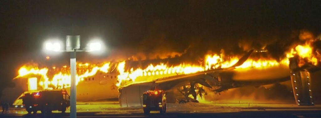 Tragedy Strikes at Tokyo's Haneda Airport, Japan Coast Guard Aircraft Collides with Passenger Plane