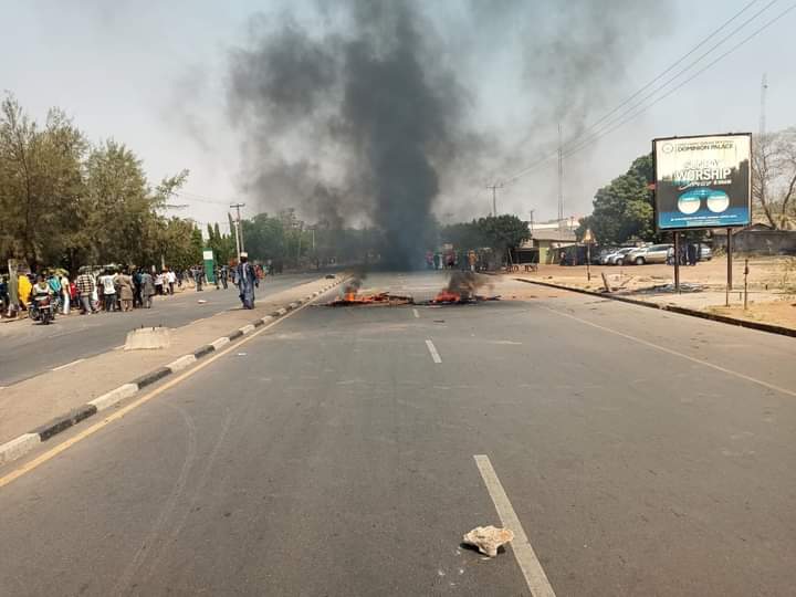 Protests Disrupt Lafia After Supreme Court Backs Governor Abdullahi Sule (Photos)
