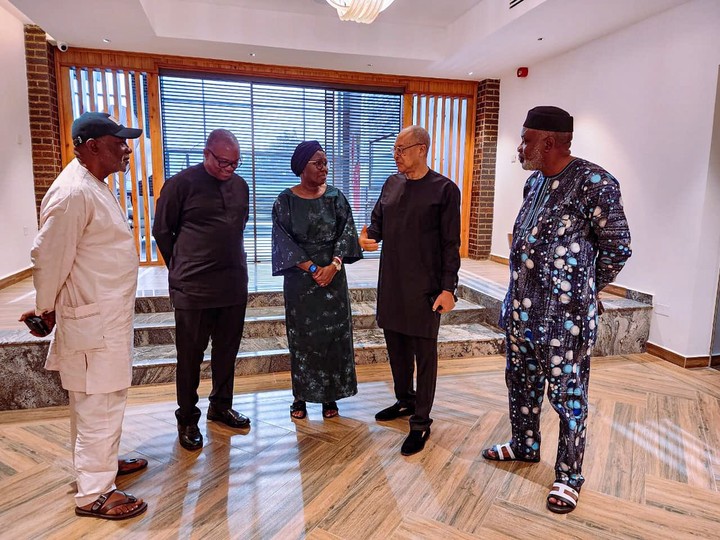 Peter Obi and Utomi Express Condolences to the Akeredolu Family in Ibadan