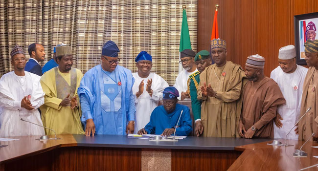 President Tinubu Signs N28.7tn 2024 Appropriation Bill into Law After Senate's Approval