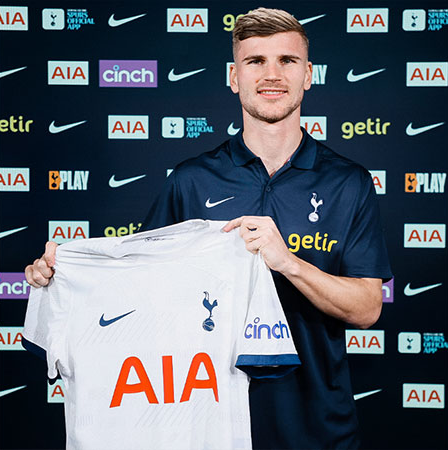 Tottenham Hotspur Welcomes Timo Werner on Loan from RB Leipzig