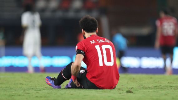 Salah Injured as Egypt Draws 2-2 with Ghana, Nigeria Beats Ivory Coast 1-0