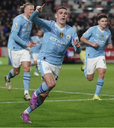 Brentford vs Man City: Phil Foden's Hat-Trick Leads Manchester City to Victory, Closing in on Premier League Title