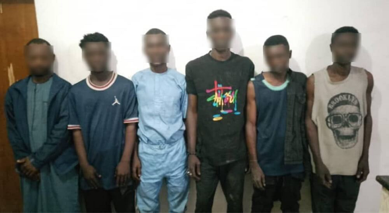 FCT Police Capture 6 Suspected Robbers in Unfinished Hospital Building