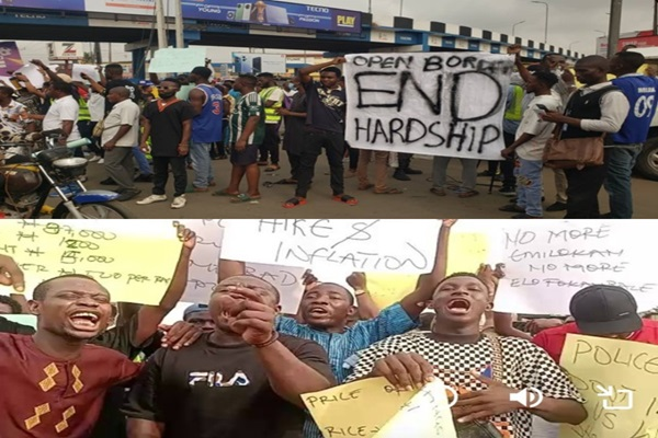 Youth Protest in Oyo State Against Economic Hardship