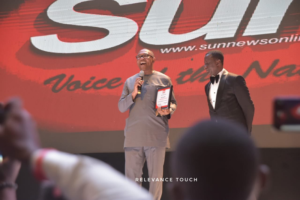 Peter Obi Named Political Icon of the Year 2023 at The Sun Awards