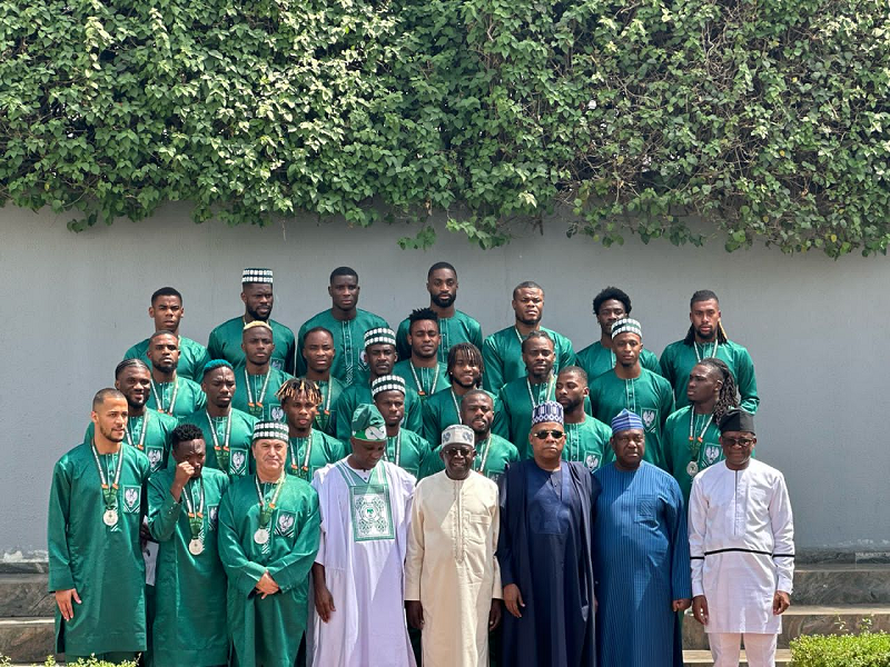Tinubu Awards National Honours to Super Eagles, Gifts Them Land and Flats