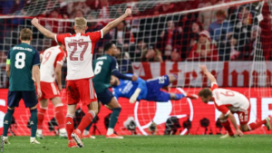 Bayern Munich 1-0 Arsenal (Agg: 3-2): Arsenal's Champions League Dreams Crushed by Bayern Munich's Resilient Victory