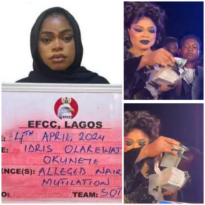 Bobrisky Sentenced to Six Months in Jail for Naira Abuse