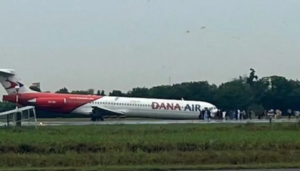 Dana Airplane Safely Lands After Runway Incident at Lagos Airport