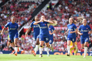 Man utd vs Chelsea: Chelsea Crush Man Utd 6-0 to Win Fifth Successive WSL Title