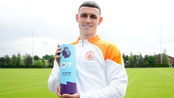 Phil Foden Named Premier League Player of the Season