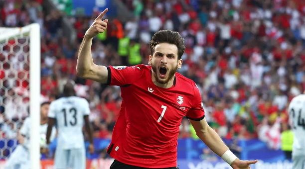 Georgia vs Portugal: Georgia Stuns Portugal 2-0 to Reach Euro 2024 Last 16