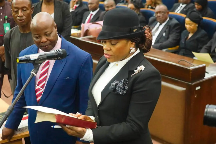 Eberechi Suzzette, Nyesom Wike’s Wife and Others Sworn in as Appeal Court Justices