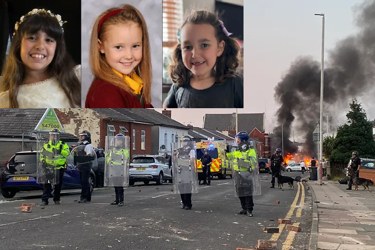 Far-Right Riots Disrupt Southport as Town Mourns Tragic Knife Attack That Killed Three Young Girls