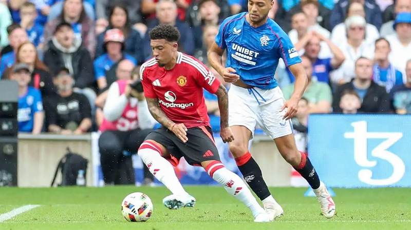 Manchester United Secure Victory Over Rangers as Leny Yoro Shines on Debut and Sancho Returns