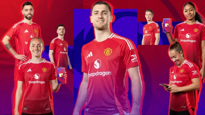 Manchester United Unveils New Kits Featuring Snapdragon Brand