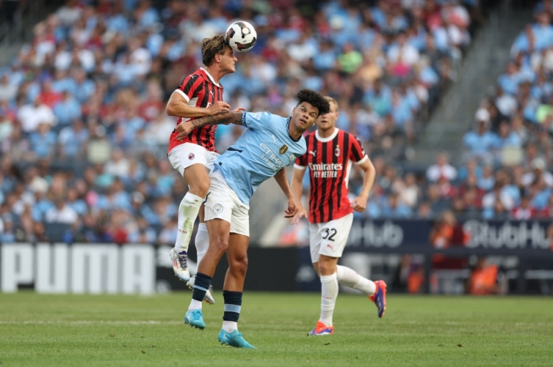 Man City vs Milan: AC Milan Triumphs Over Man City 3-2 in Thrilling Pre-Season Match at Yankee Stadium