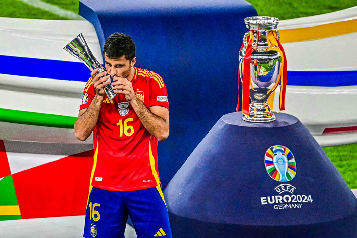 Rodri Named Best Player of Euro 2024