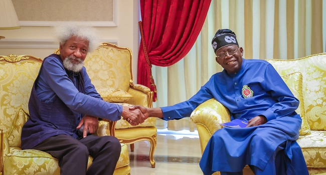 Tinubu Renames National Theatre After Wole Soyinka in Honor of 90th Birthday