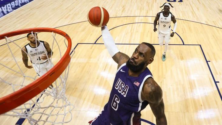 LeBron's Last-Second Heroics Lift Team USA Over South Sudan in Tough Exhibition Game
