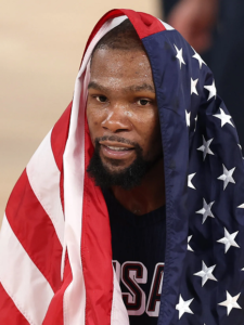 Kevin Durant Makes History as First Men’s Basketball Player to Win Four Olympic Gold Medals