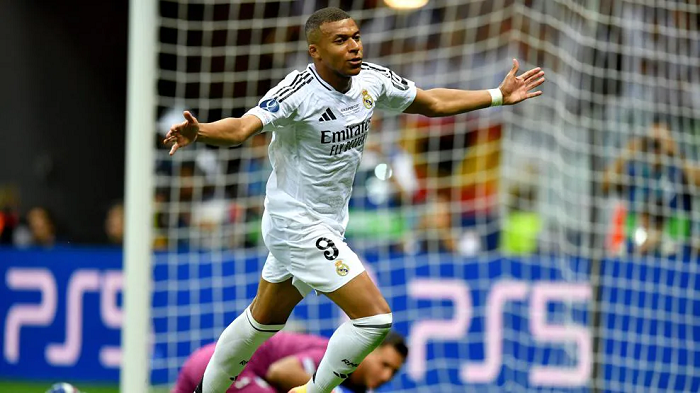 Mbappé Shines on Debut as Real Madrid Defeat Atalanta 2-0 to Win Record Sixth UEFA Super Cup