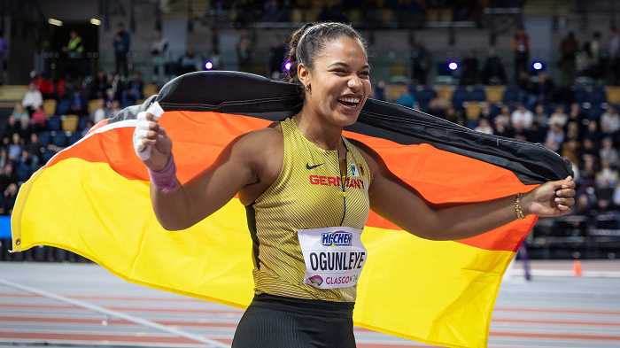 Yemisi Ogunleye Secures Germany’s First Shot Put Gold Since 1996 at Paris 2024 Olympics