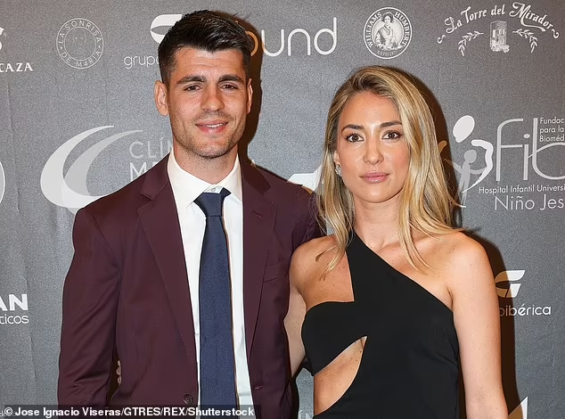 Alvaro Morata and Alice Campello