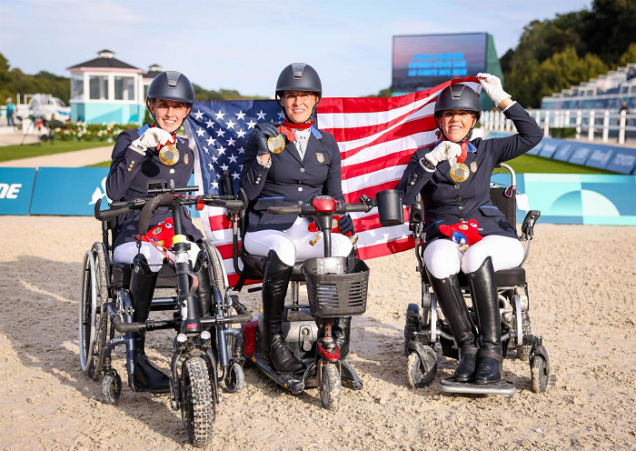 U.S. Paralympic Dressage Team Makes History with First-Ever Gold at Paris 2024