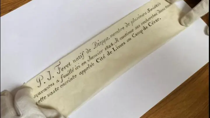 Archaeologists Unearth 200-Year-Old Message in a Bottle at Ancient French Site