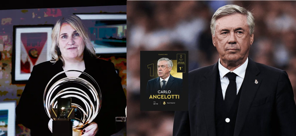 Carlo Ancelotti and Emma Hayes