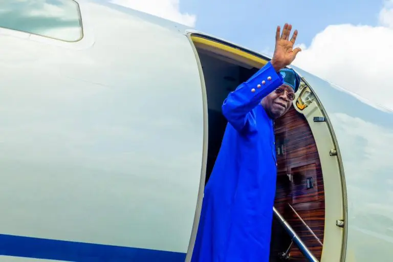 President Tinubu Leaves UK for France After Working Vacation