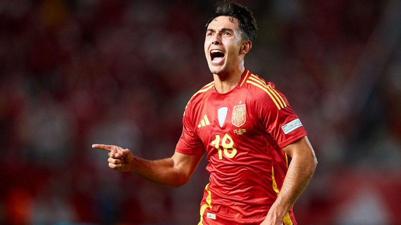 Zubimendi's Late Goal Lifts Spain to 1-0 Win Over Denmark and Top Spot in Nations League Group