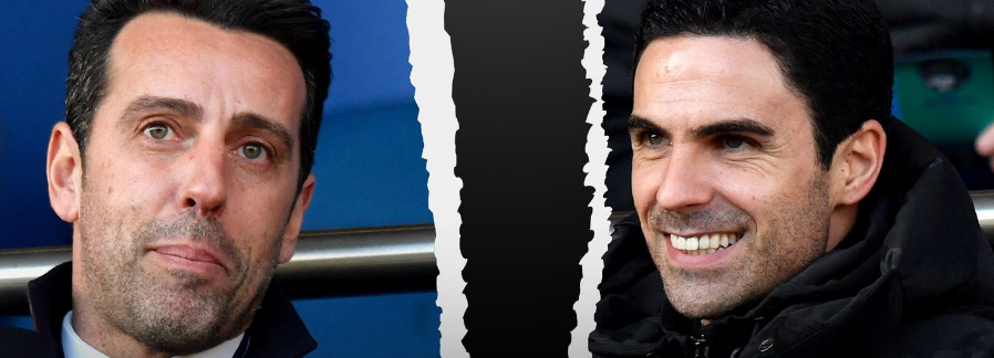 Edu and Mikel Arteta