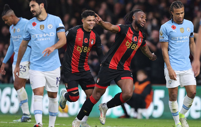 bournemouth vs man city