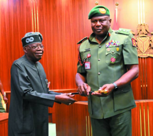 President Tinubu Decorates Acting Army Chief Oluyede as Lt. Gen., Urges Military to Sustain Progress in National Security"